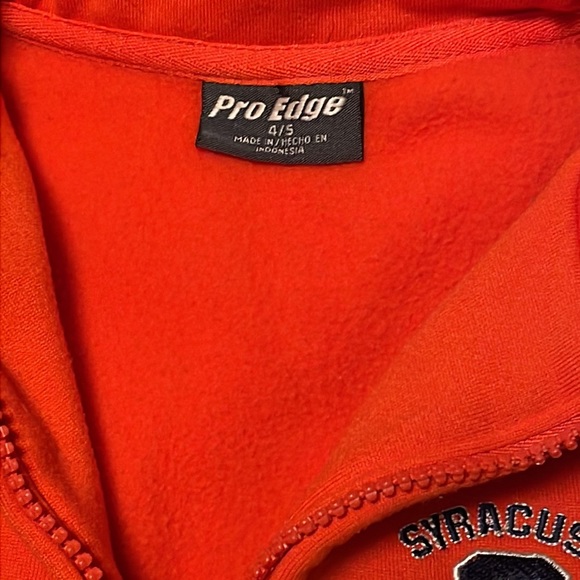 Syracuse University Sweatshirt 1/2 zip - Picture 3 of 4